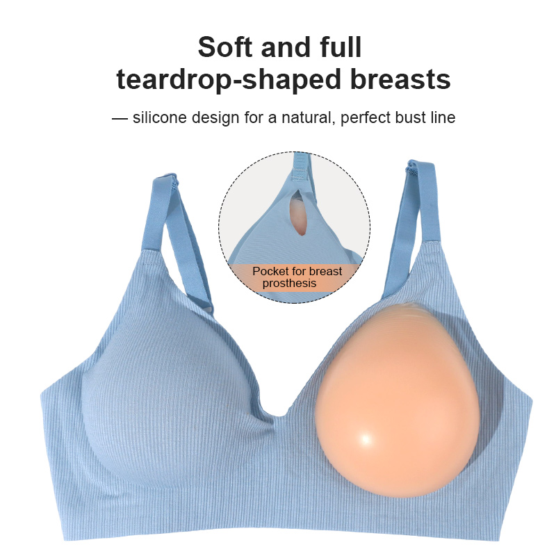 Silicone Breast Mastectomy Bra - Mastectomy Bra Pocket recensie en prijs