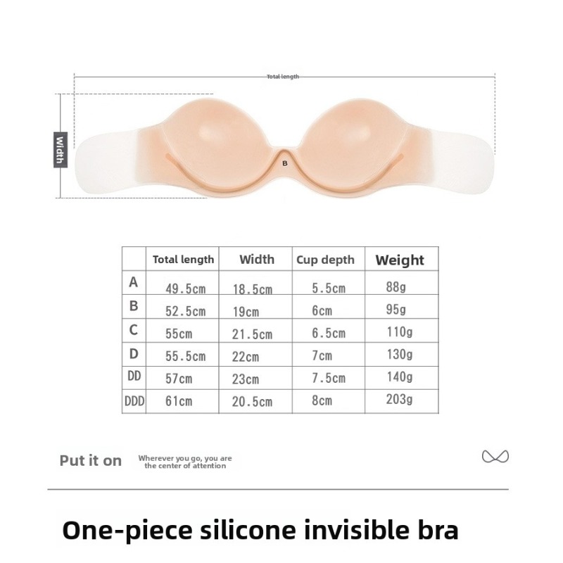 Strapless Silicone Adhesive Br - Push Up Bra Silicone recensie en prijs