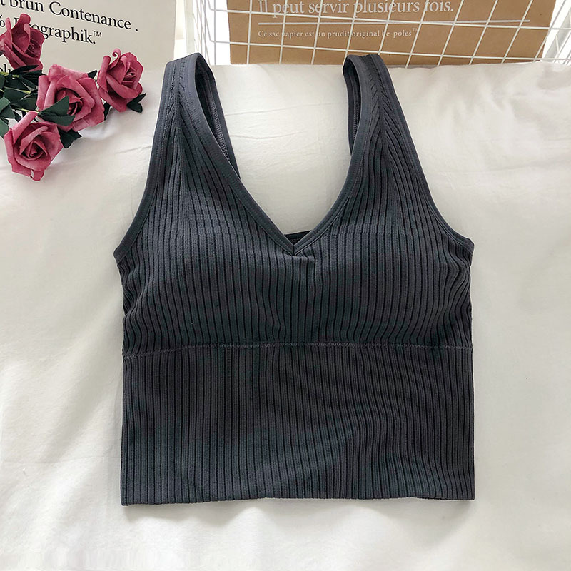 Women's Tank Crop Tops Female  - T Shirt Bra Seamless recensie en prijs