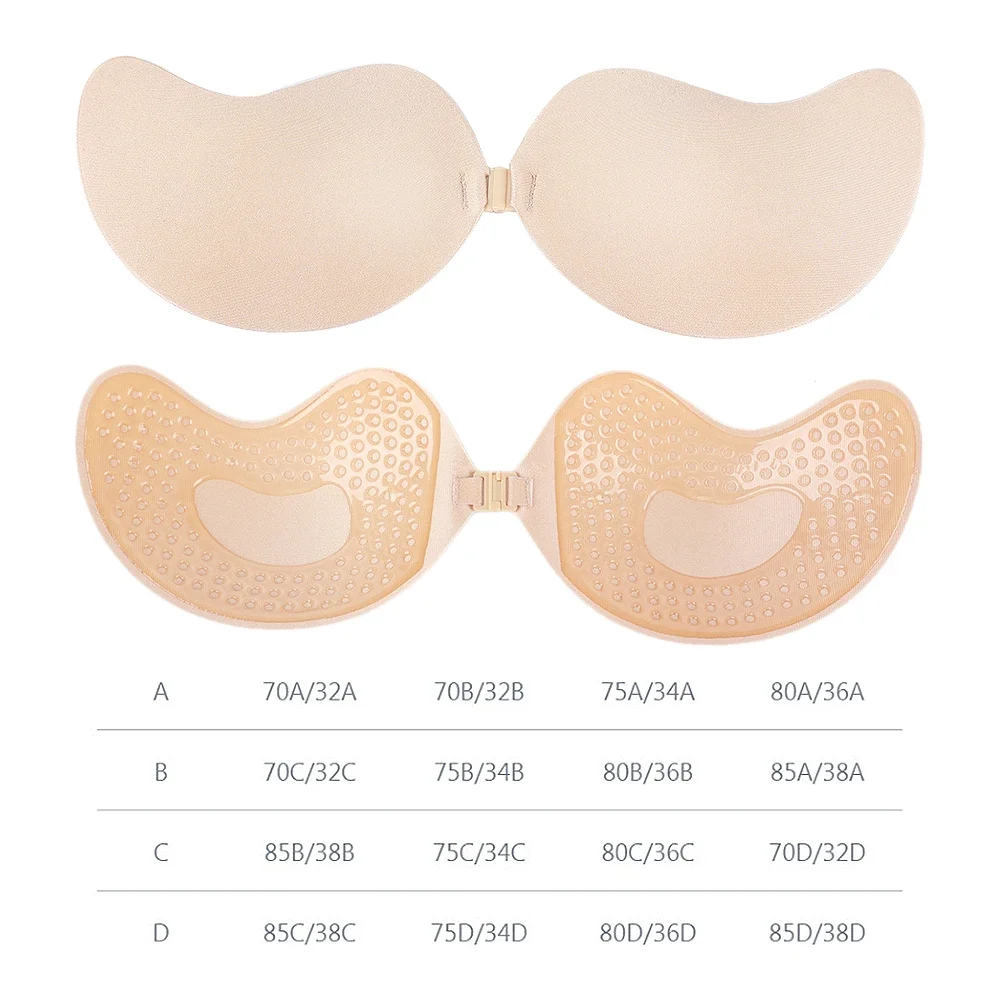Invisible Strapless Adhesive S - Push Up Bra Silicone recensie en prijs