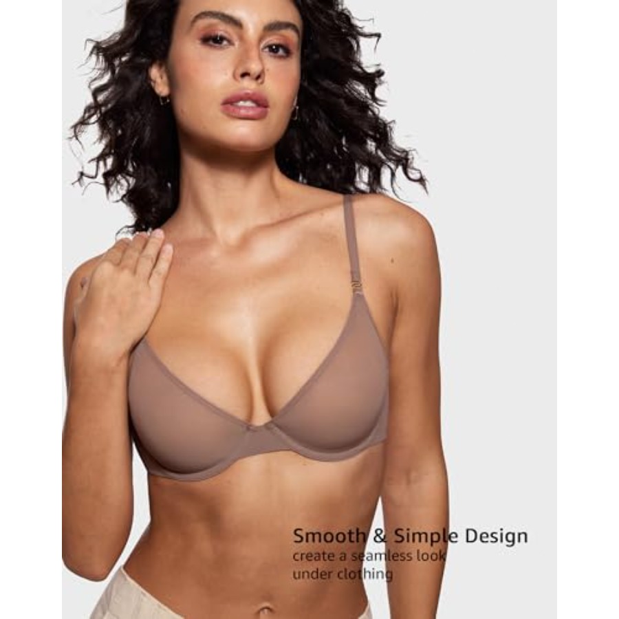 Women's Cosnufy Sheer Balconet - Demi Bra Balconette recensie en prijs