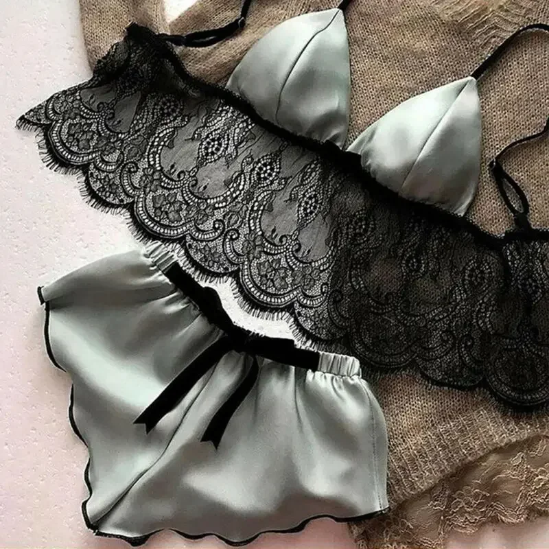 Women's Underwear Sexy Silk Sa - Lace Bralette Set recensie en prijs