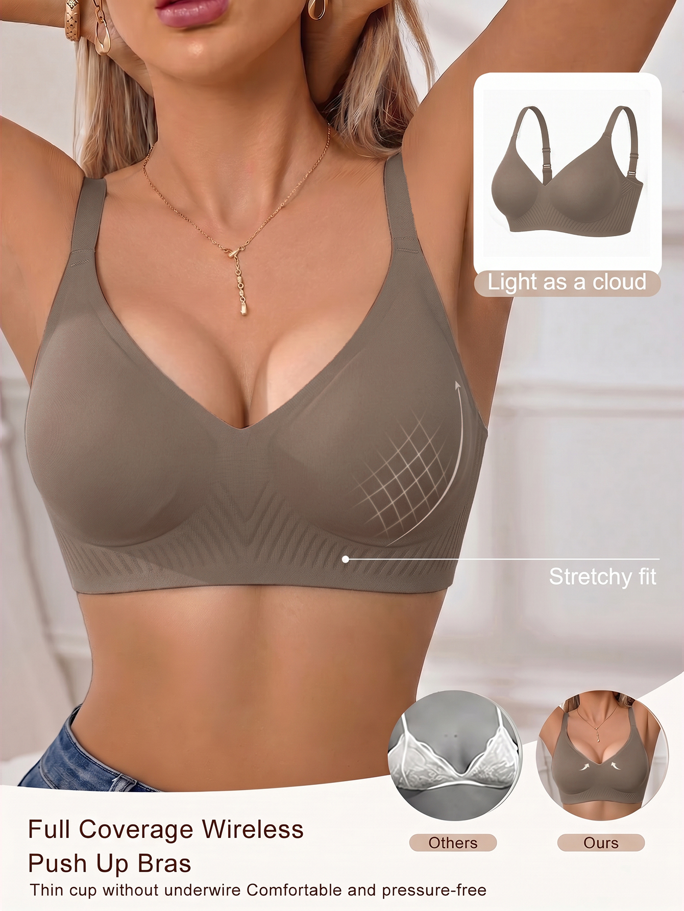 Full Coverage Push Up Jelly Su - Full Coverage Bra recensie en prijs
