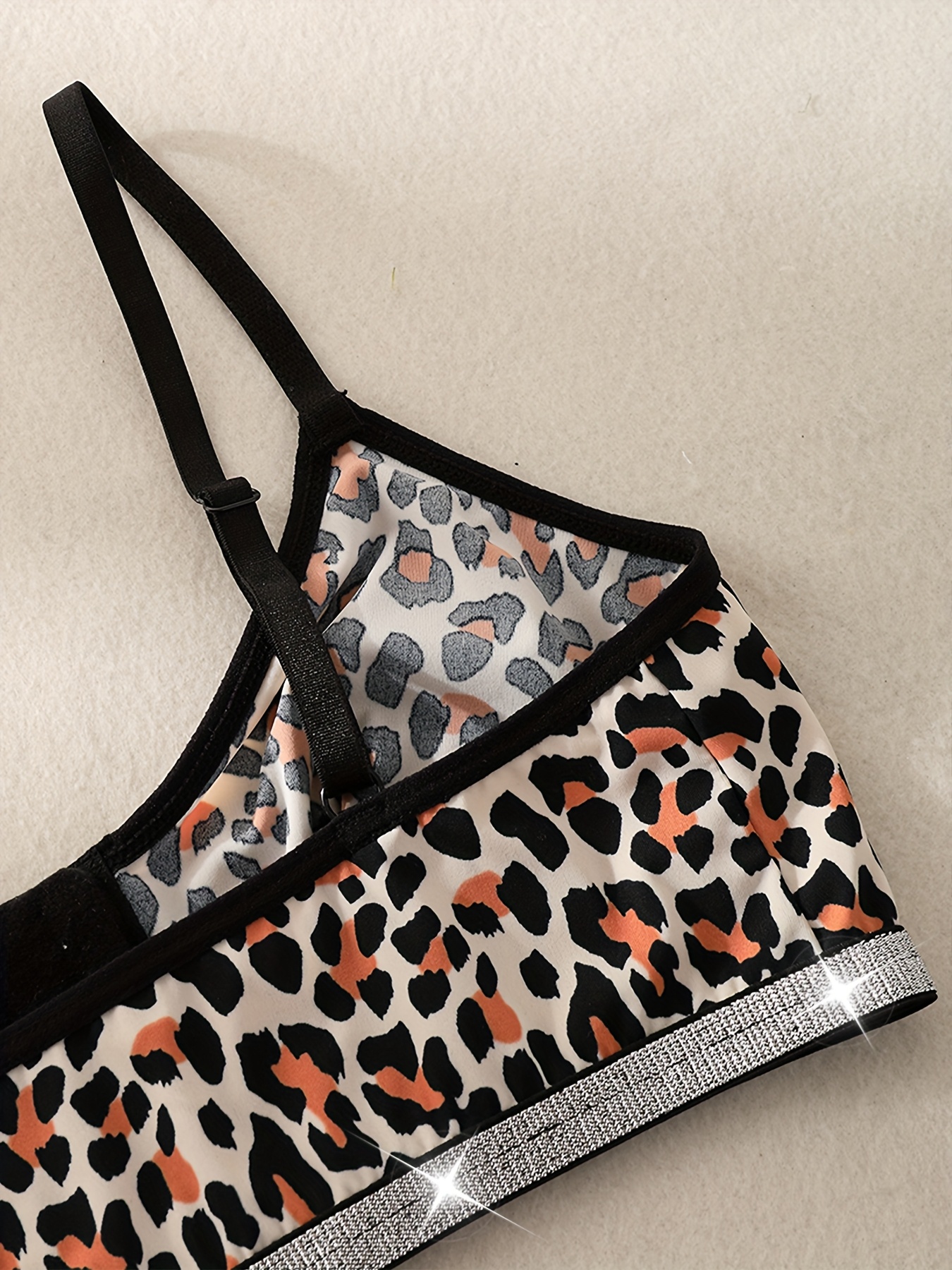 1pc Women's Leopard Print Wire - Wirefree Bra Comfort recensie en prijs