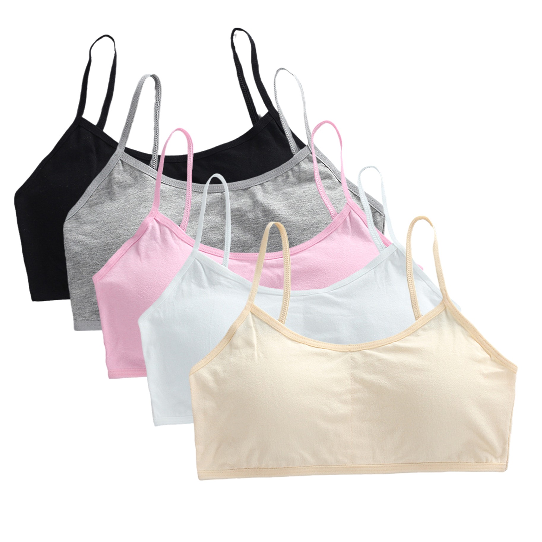 5pcs Teenage Girls Cotton Trai - Cotton Bra Everyday recensie en prijs