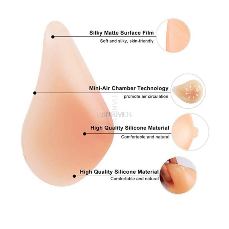 Silicone Breast Bra Skin color - Mastectomy Bra Pocket recensie en prijs
