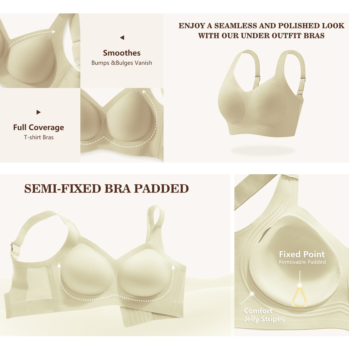 Women Wirefree Bras for Women  - Full Coverage Bra recensie en prijs