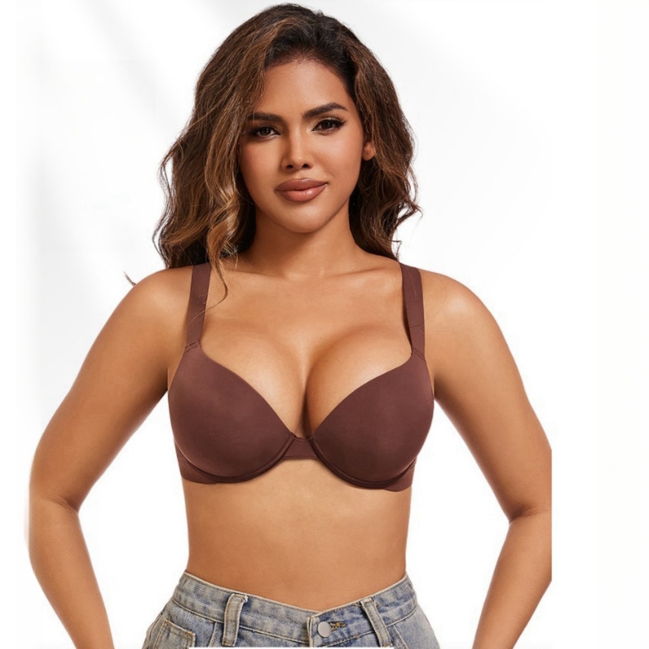 2025 Women's Plus Size Push Up - Demi Bra Balconette recensie en prijs