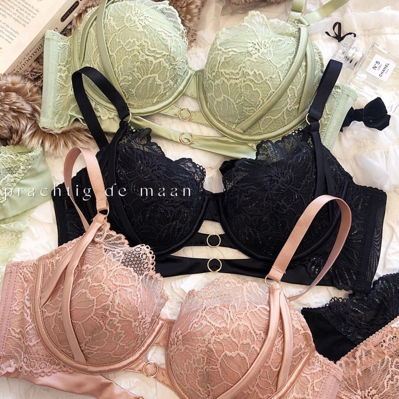 Sexy Hollow Lace Bra Set Large - Cotton Bra Everyday recensie en prijs