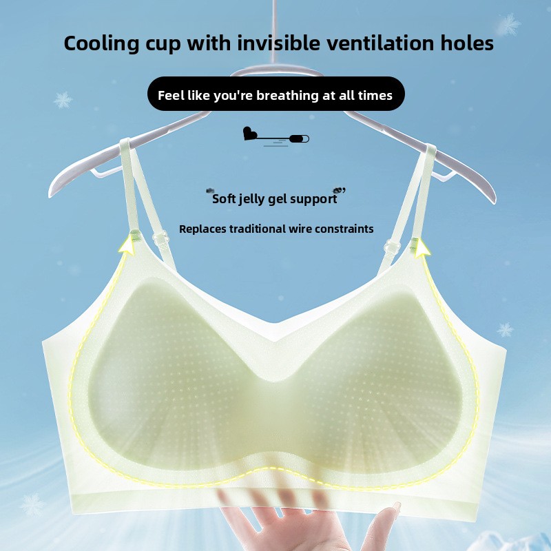 Ice Silk Sleep Bra Tank Top Wo - Sleep Bra Bralette recensie en prijs