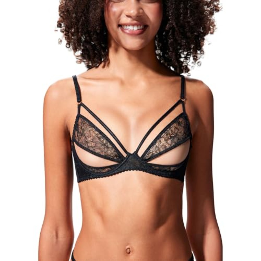 Faye Women's Sexy Lace Bra, Ba - Demi Bra Balconette recensie en prijs