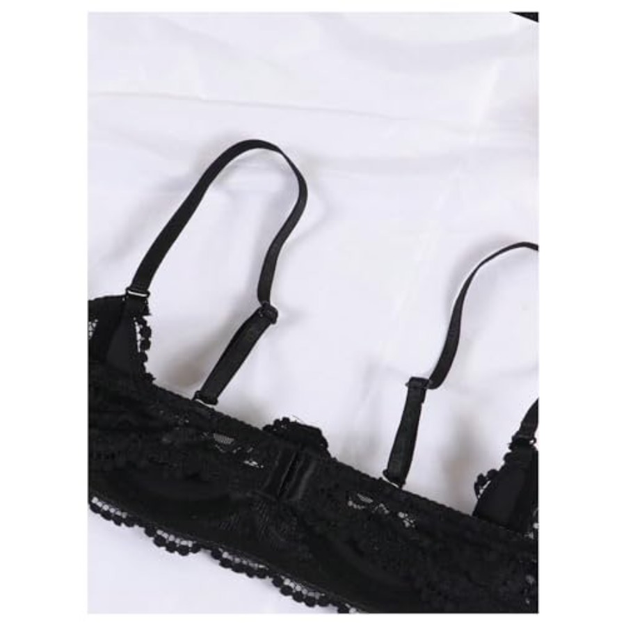 OYOANGLE Women's 1/4 Cup Lace  - Demi Bra Balconette recensie en prijs