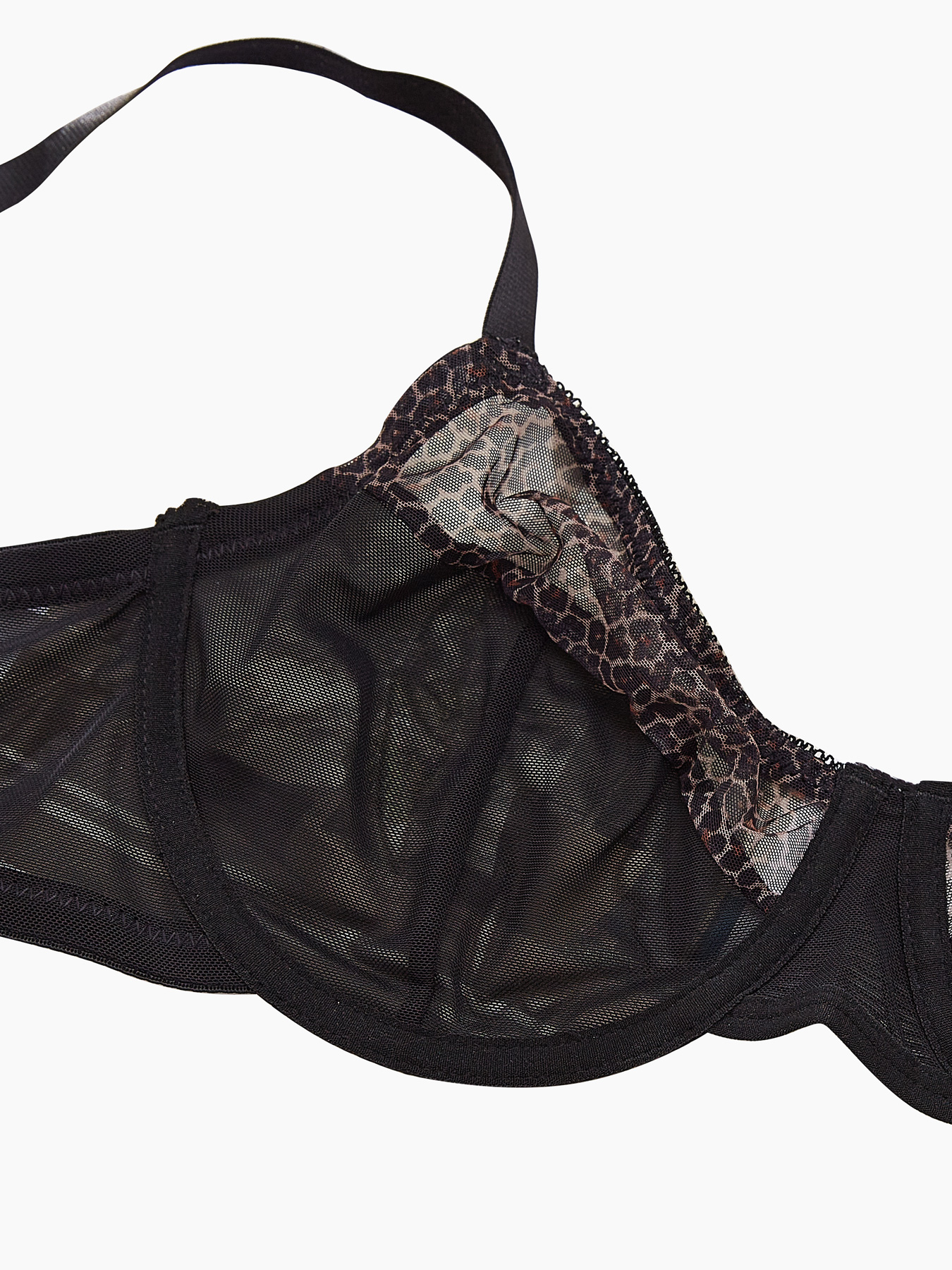 Plus Size Sexy Leopard Print & - Sheer Bra Lace recensie en prijs