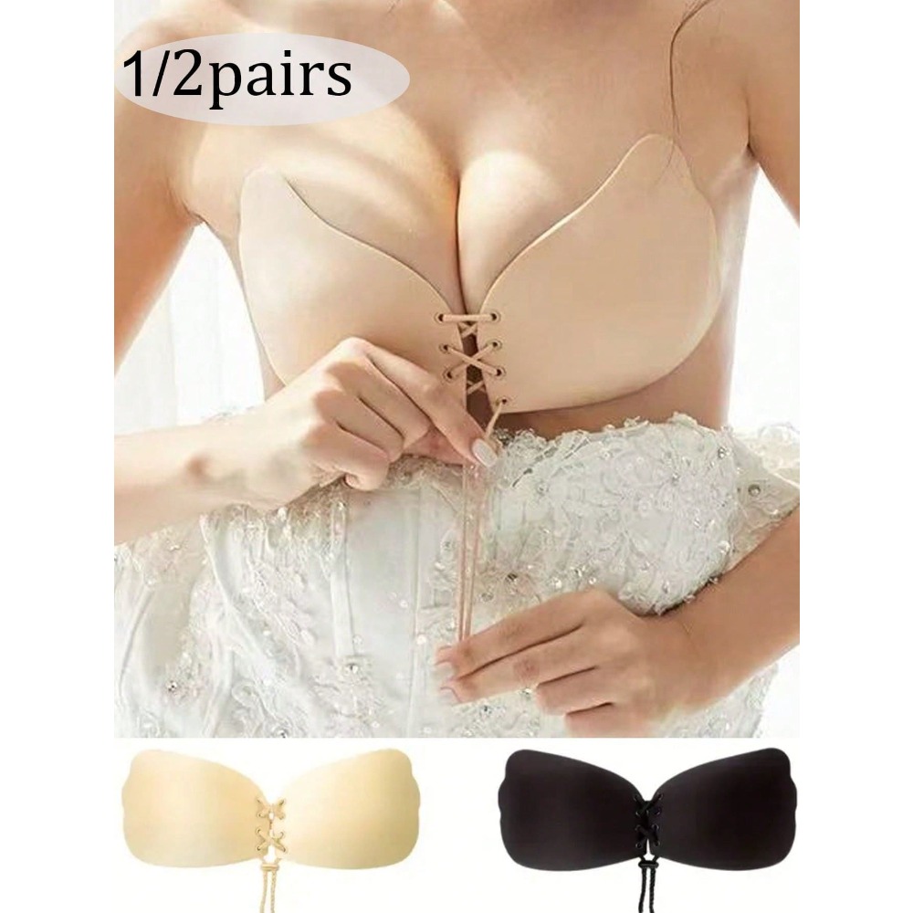 1/2pcs Wing-Shaped Adhesive Br - Push Up Bra Silicone recensie en prijs