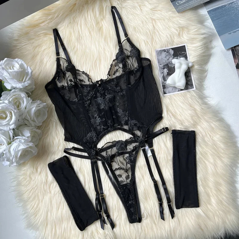 Lace Corset Sexy Sheer Mesh Br - Sheer Bra Lace recensie en prijs